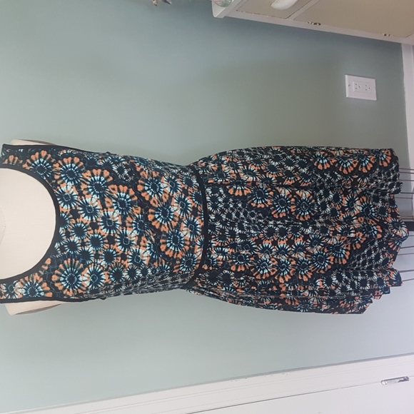 Kensie linen rayon blend summer dress. Size Large - Picture 1 of 9